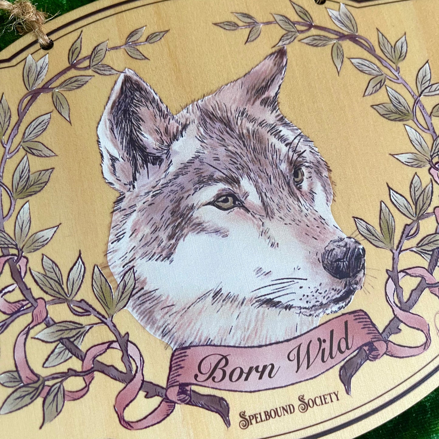 Wolf Wall Hanging Witch Aesthetic