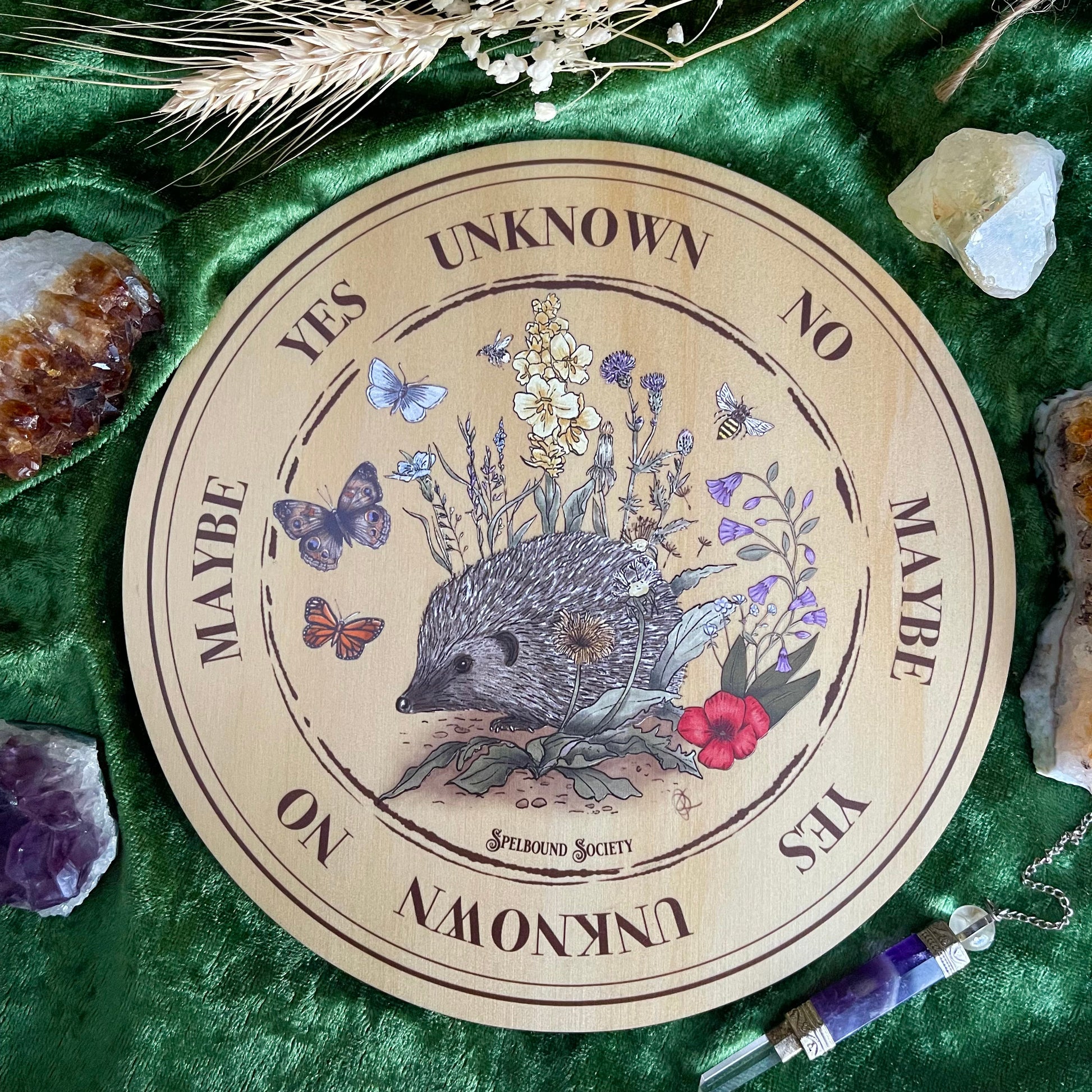 Wooden Hedgehog Pendulum Board