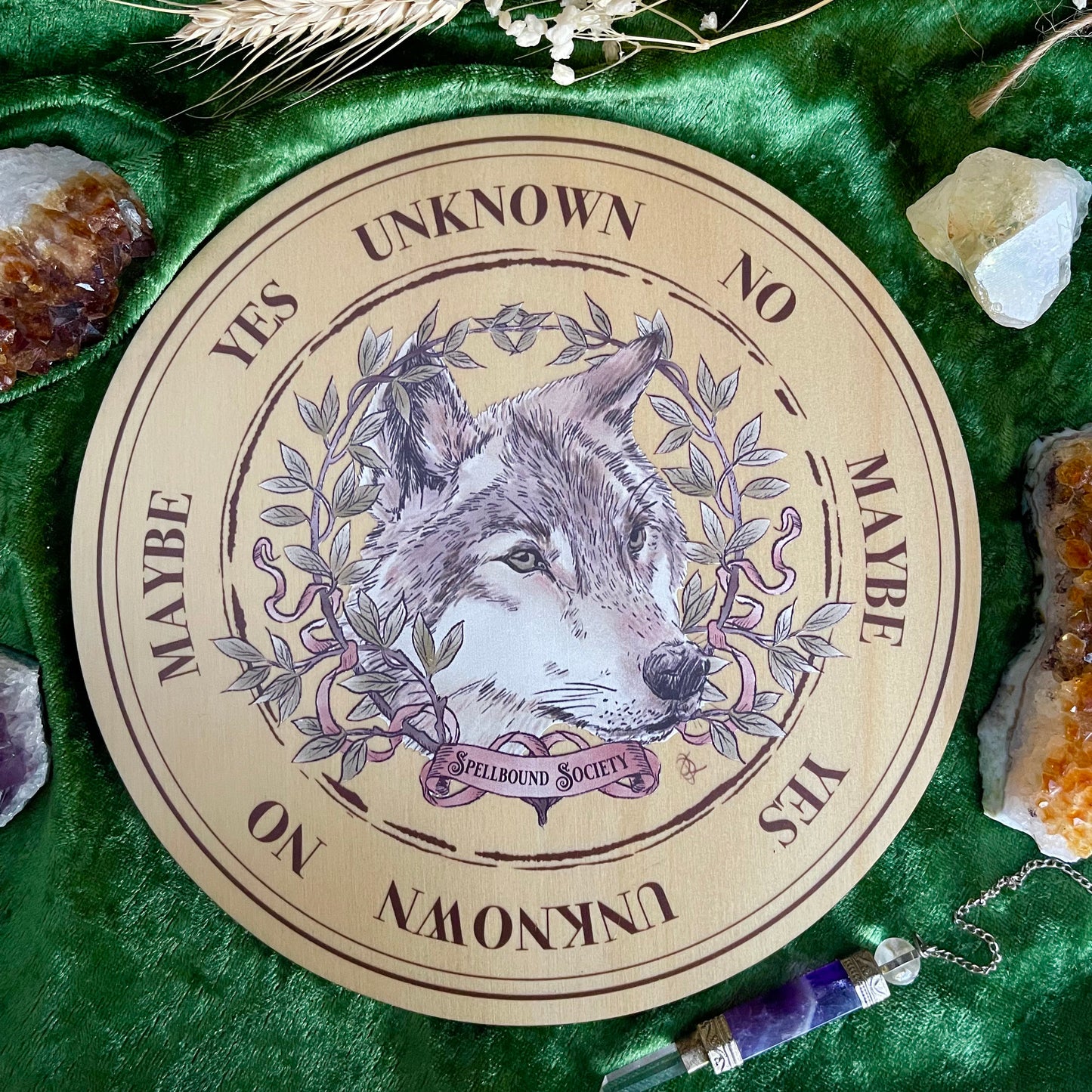 Wolf Pendulum Board Wooden