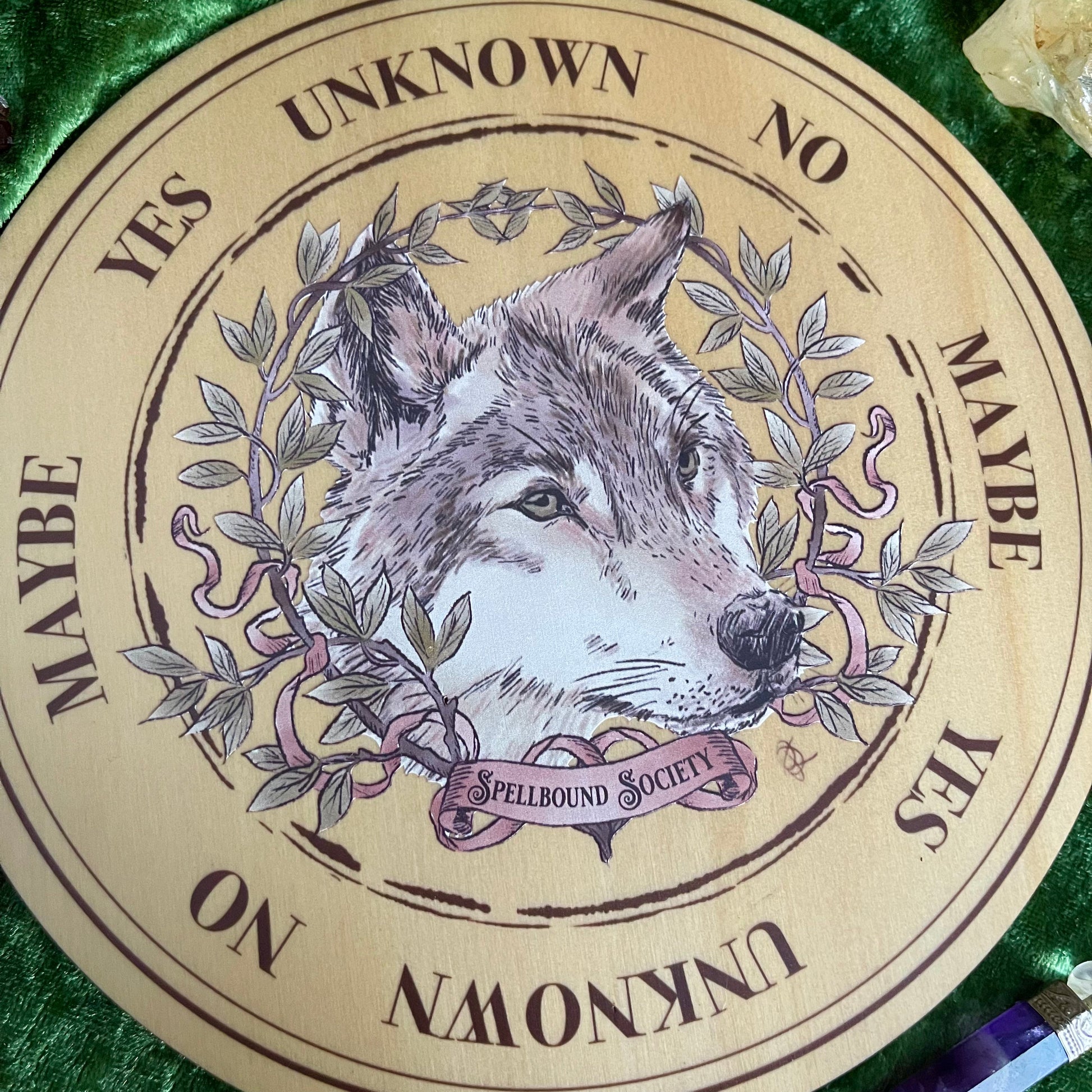 Wolf Wooden  Pendulum Board