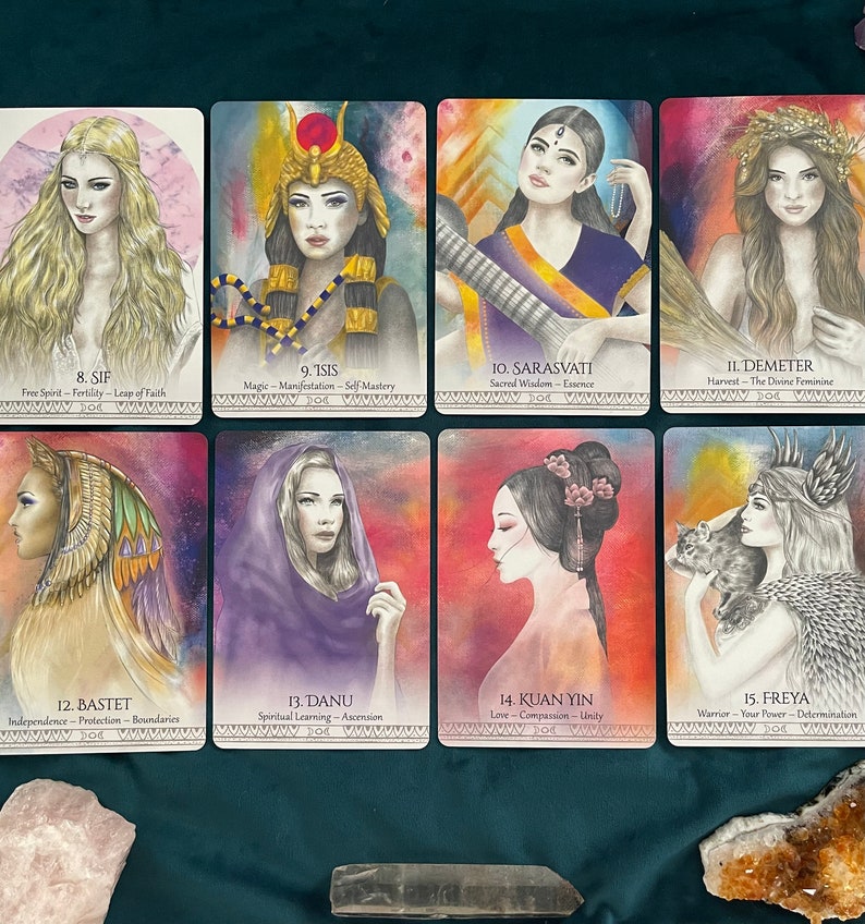 Goddess Spirit Oracle Deck - Blue Angel edition & FREE 5x7” print