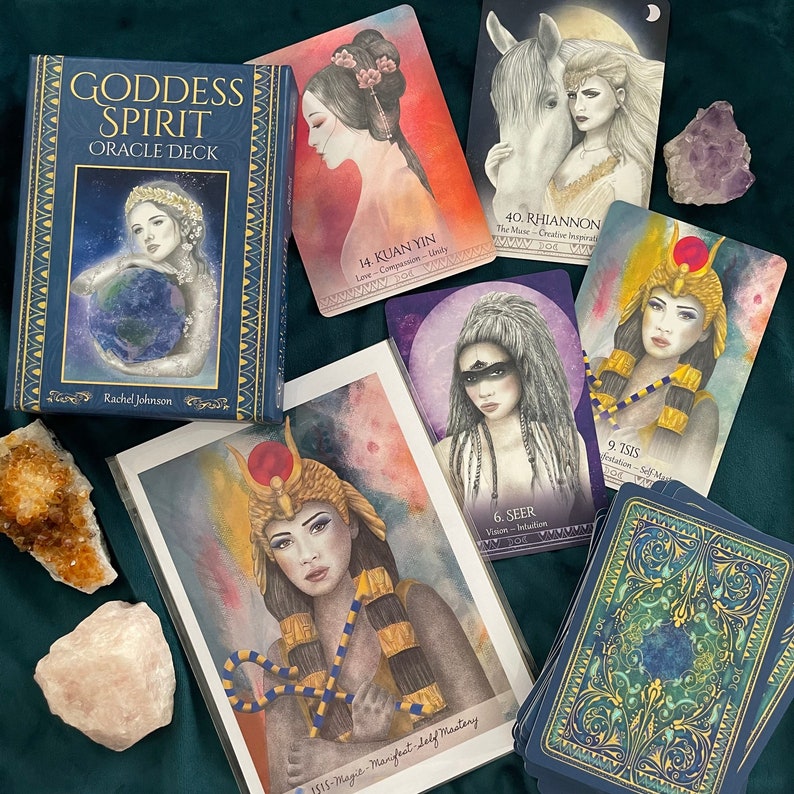 Goddess Spirit Oracle Deck - Blue Angel edition & FREE 5x7” print ...
