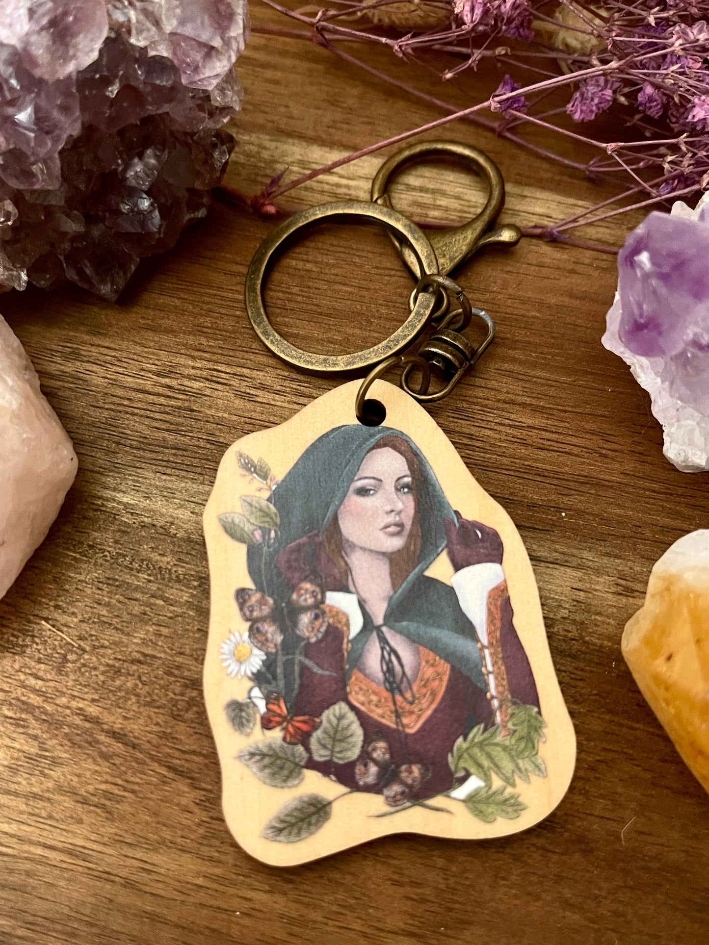Hedge witch keyring