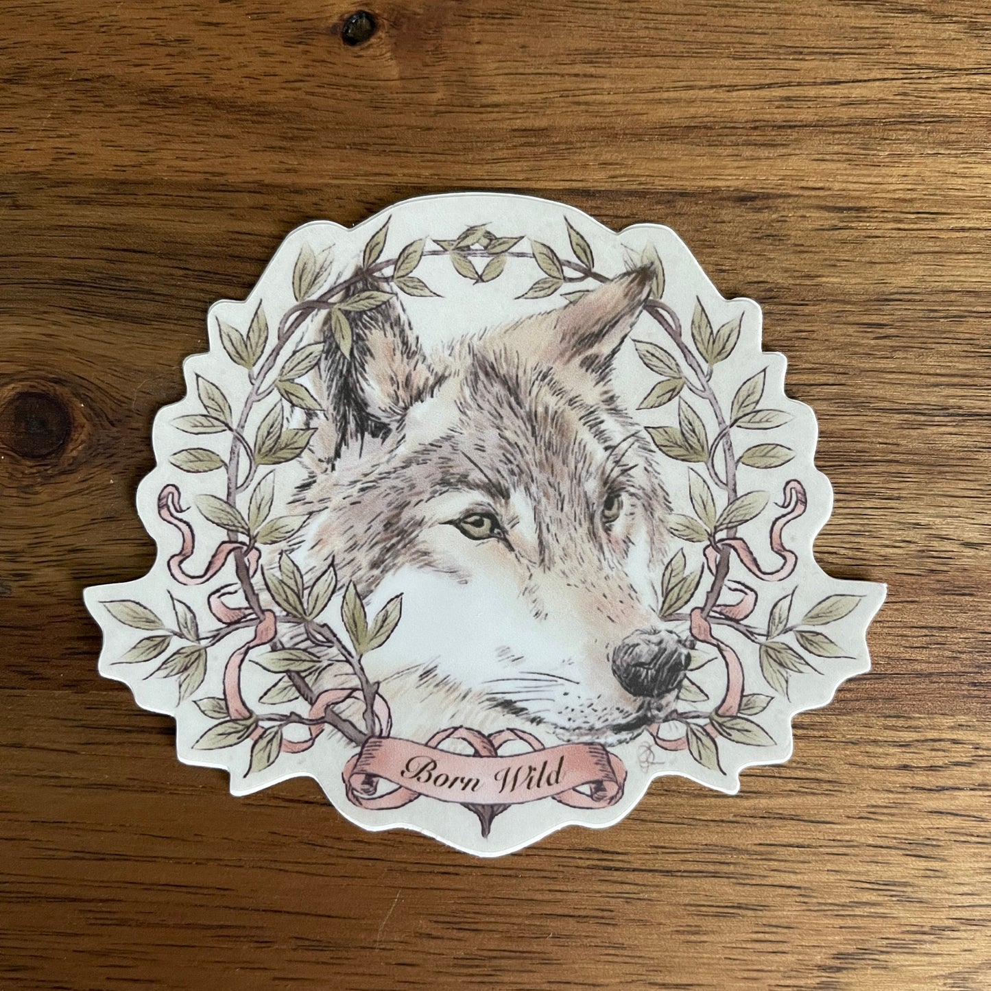 Wolf Vinyl Die Cut Sticker