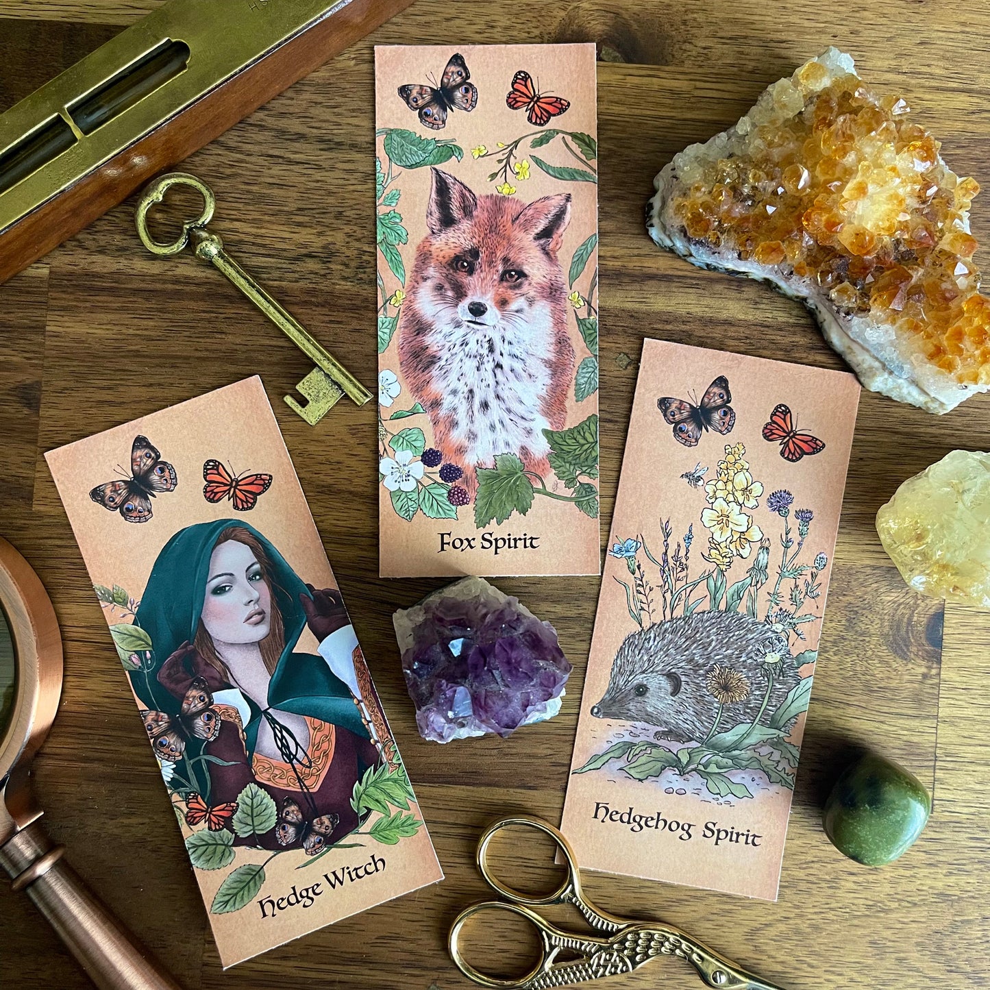 Hedge Witch Bookmark Set of 3