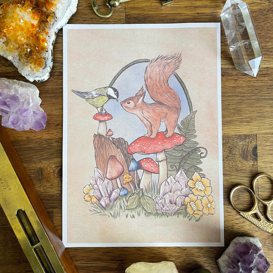 Woodland Friends Print